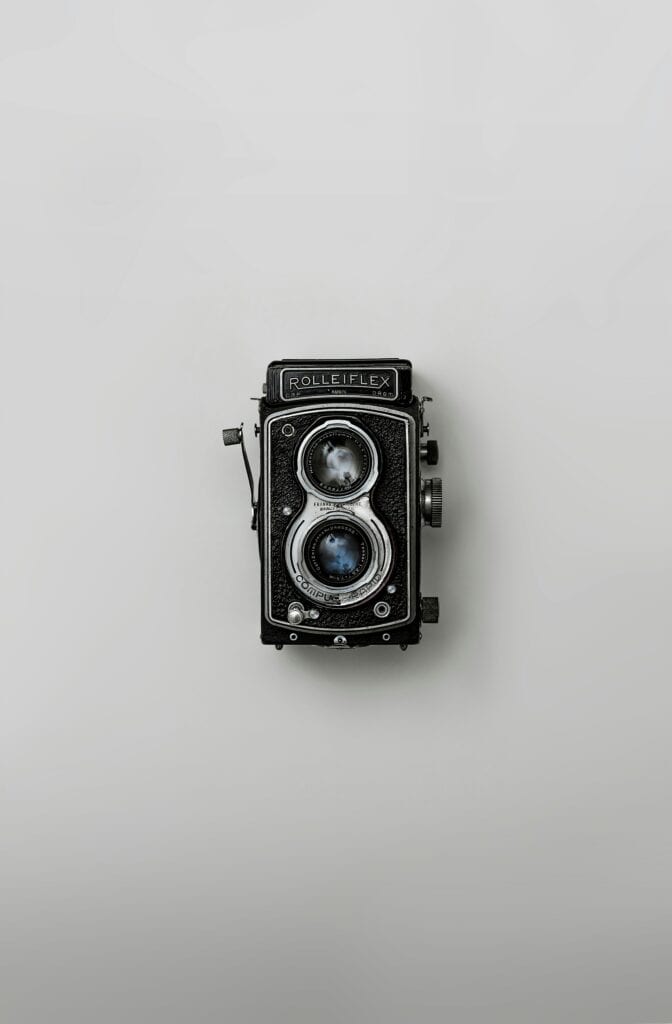 An old fashioned camera
